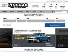 Tablet Screenshot of pinegarsupercenter.com